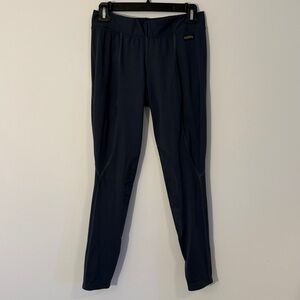 Kerrits Knee Patch Riding Breeches Tights Leggings Womens Large Blue Horse